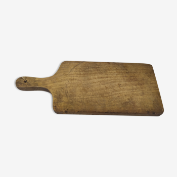 Ancienne planche à découpé en bois 36cm