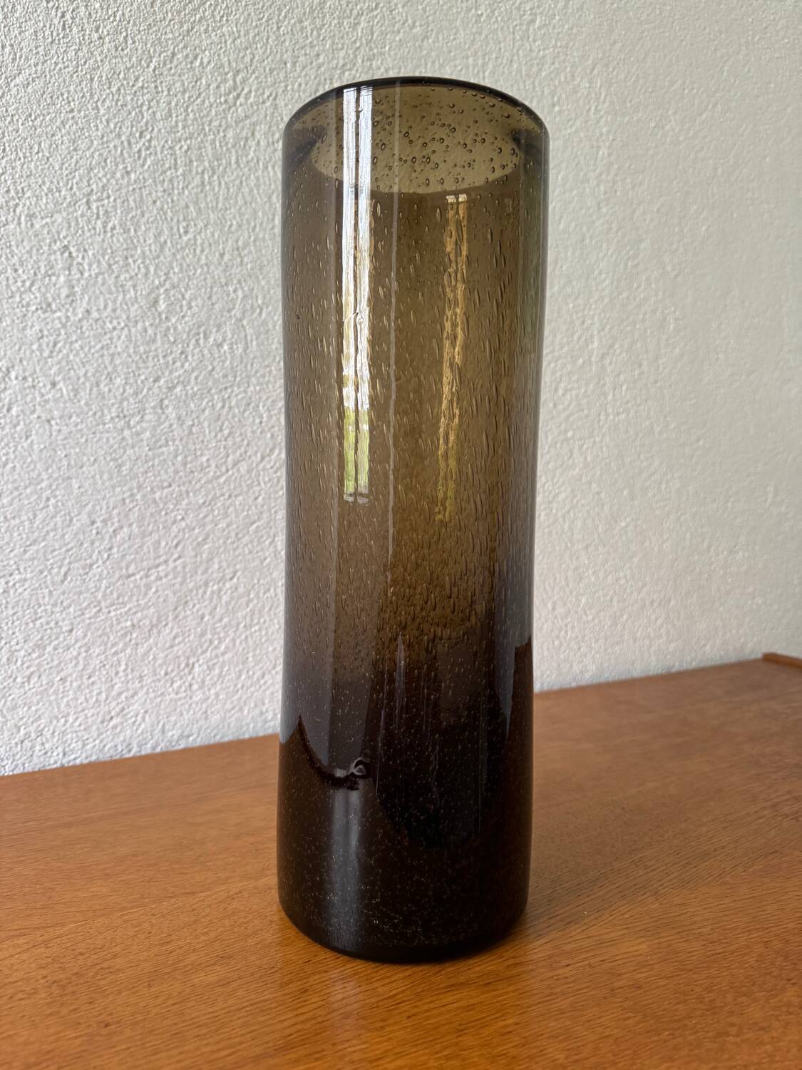 Bendor bubble glass roller vase from the 60s