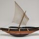 Pirogue à balancier en bois années 90