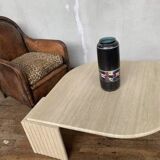 Roche bobois eye shaped coffee table year 1970