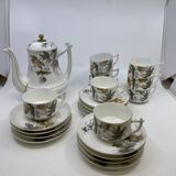 Porcelain coffee service decorated with flowers, The Great Stores of the Louvre