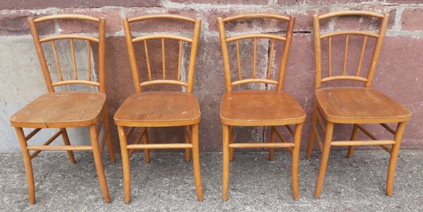 Chaises bistrot (Lot de 4 chaises)