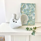 Flower pick ceramic vase bird