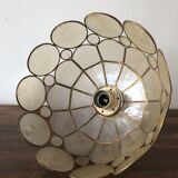 Vintage brass and mother-of-pearl suspension