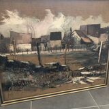 Impressionist painting on canvas, Kerfily
