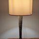 Lampe en laiton torsadé