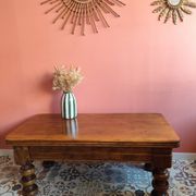 Solid wood coffee table