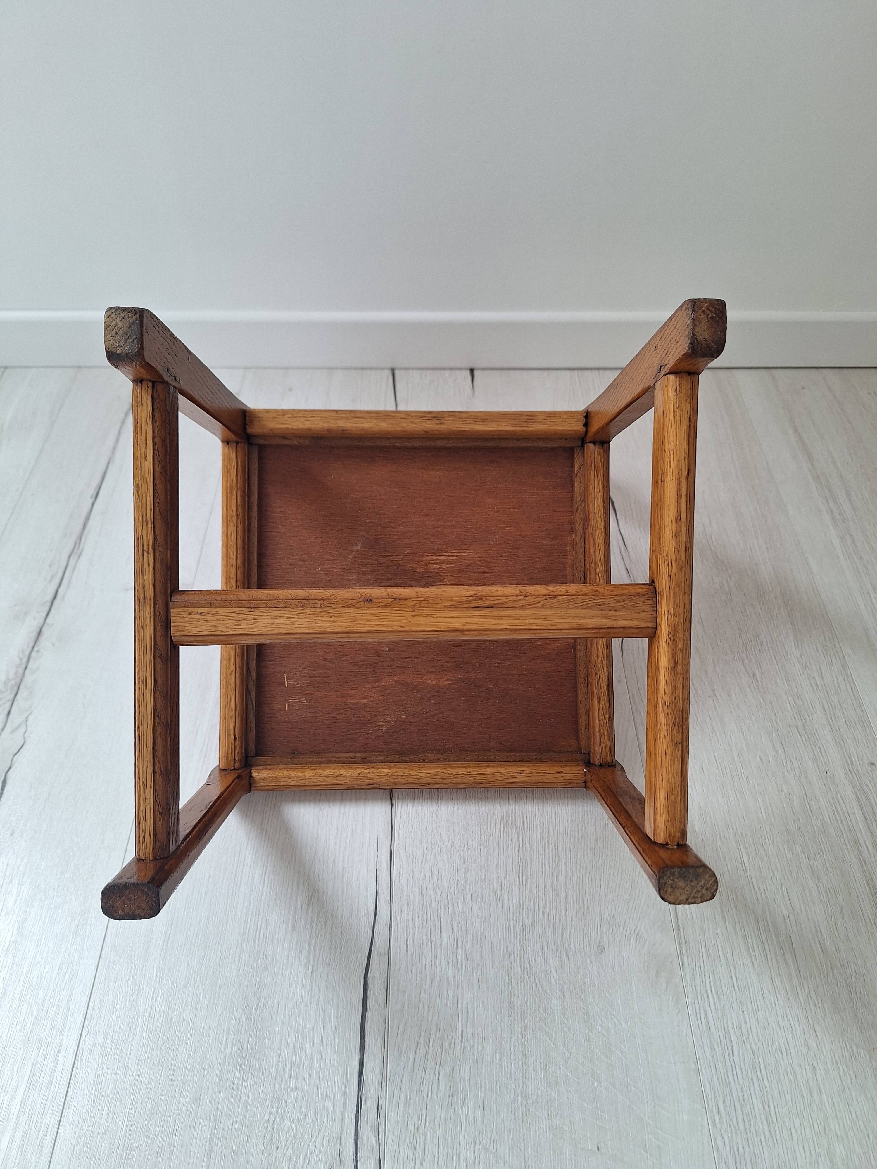 Chaise enfant en bois vintage