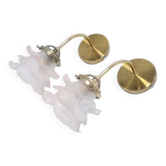 Glass paste wall lights