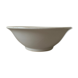 Old white salad bowl