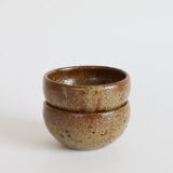 Pair of stoneware bowls