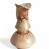 Mid-Century Ceramic Jug Vase by Roberto Rigon for Bertoncello, Signed, 1960s