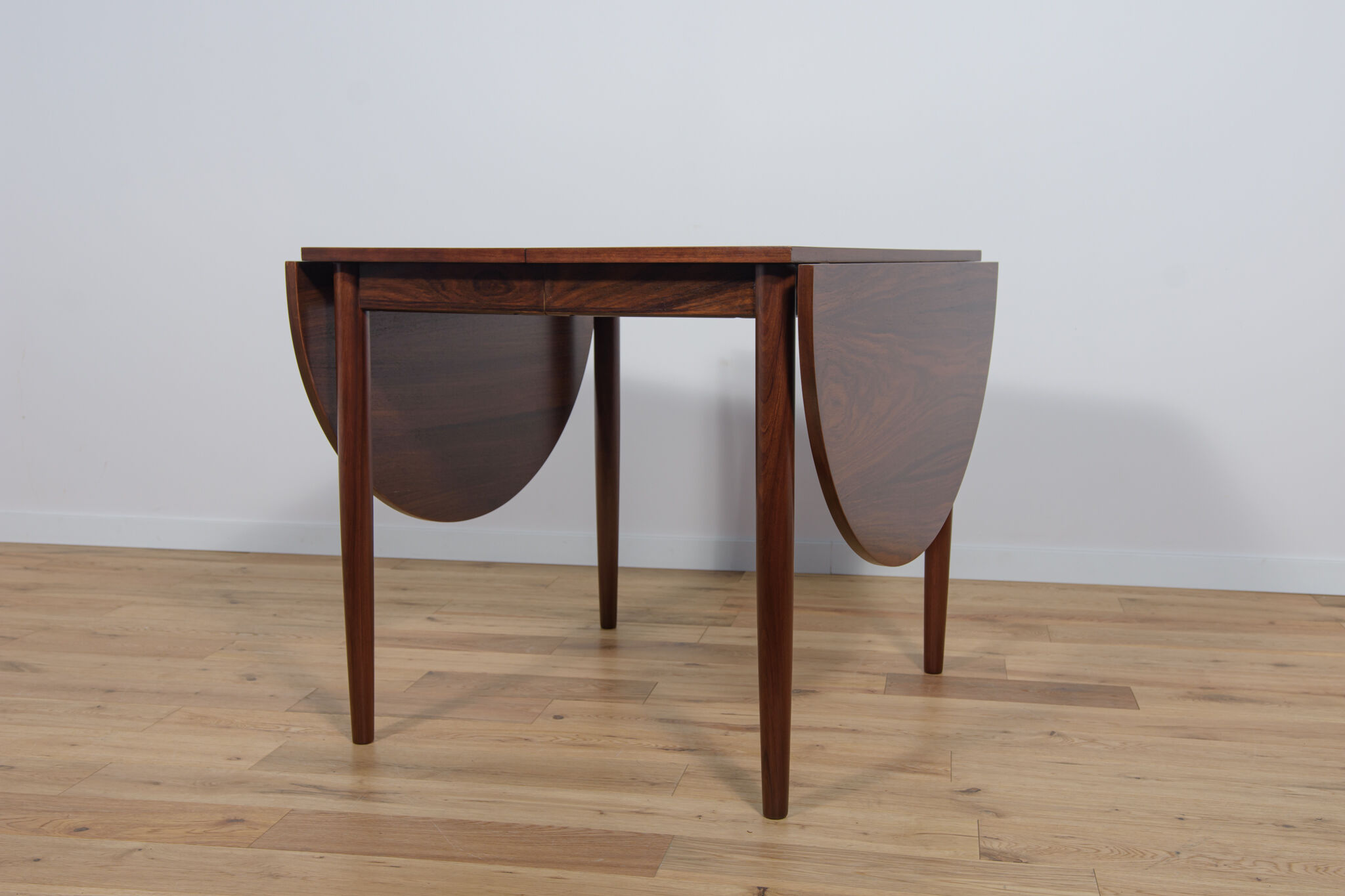 Table à manger danoise extensible en palissandre du milieu du siècle, années 1960