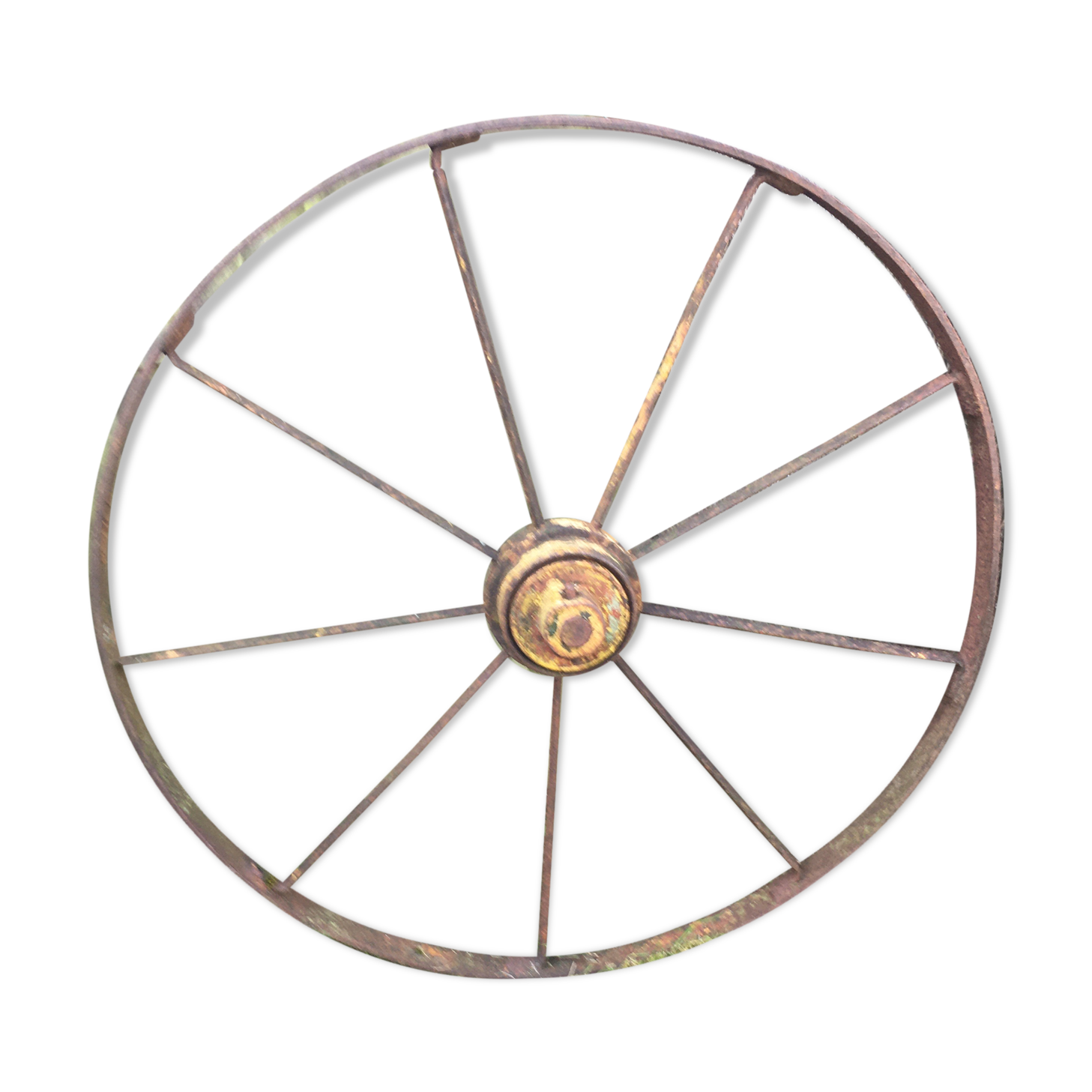 Wrought iron wheel