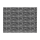 Gray striped home rug