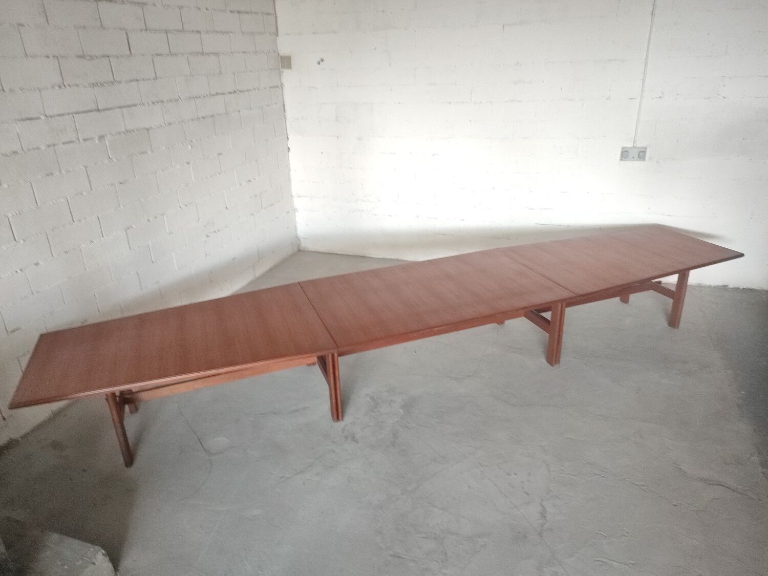 Vintage teak conference table
