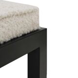 Mid Modern Ettore Sottsass Lodge Italian Black Metal and Wool Chairs, Set of Six