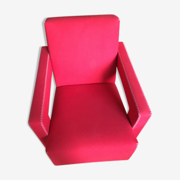 Utrecht Cassina chair in red fabric