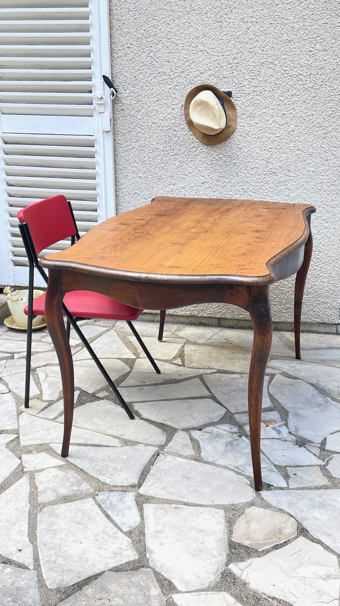 TABLE BUREAU Pieds Courbés