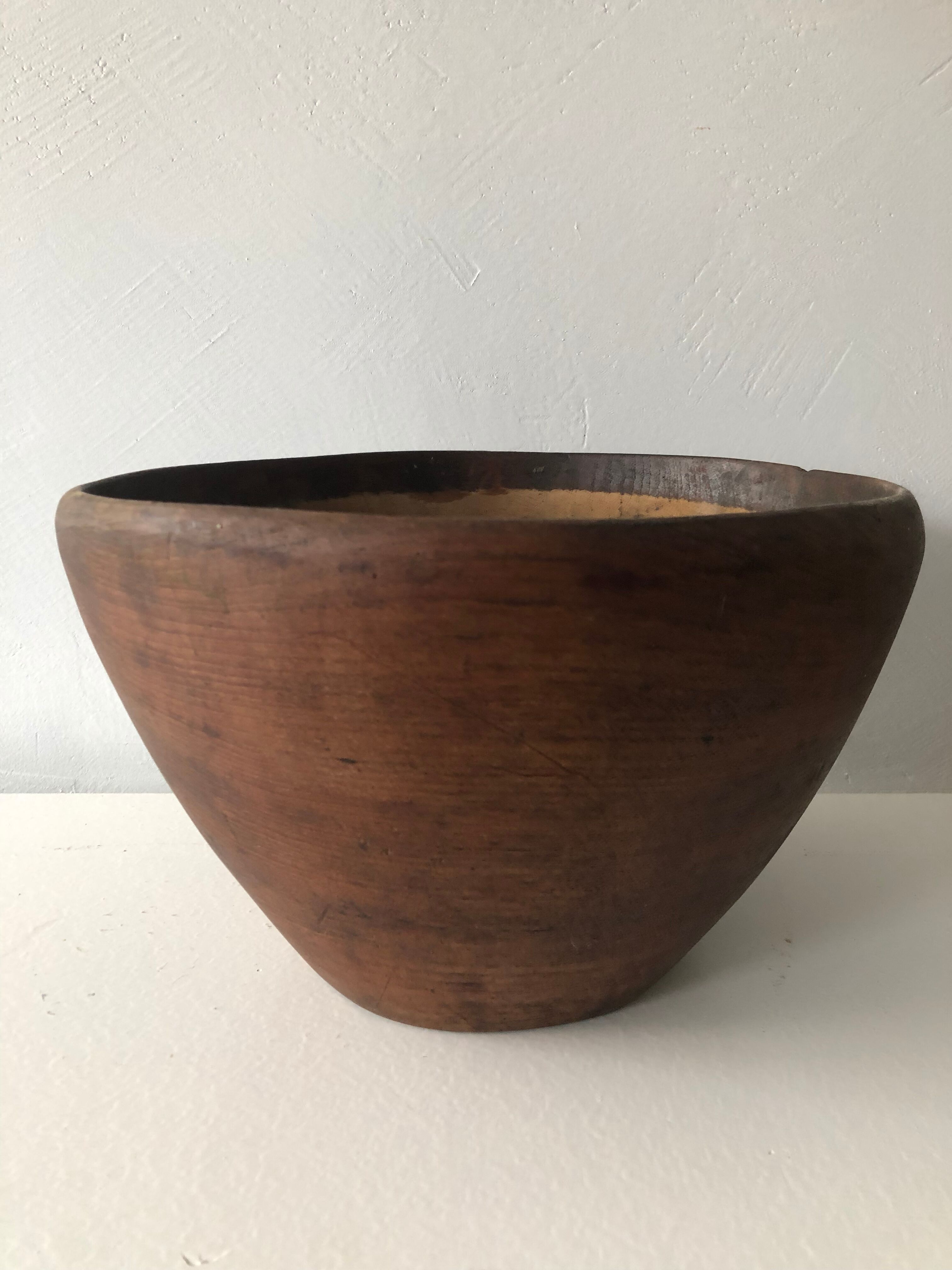 Salad bowl in vintage teak
