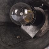 Industrial zinc pendant lamp brocante light