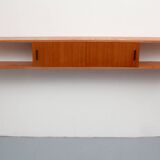1960s wall unit with doors in teak
