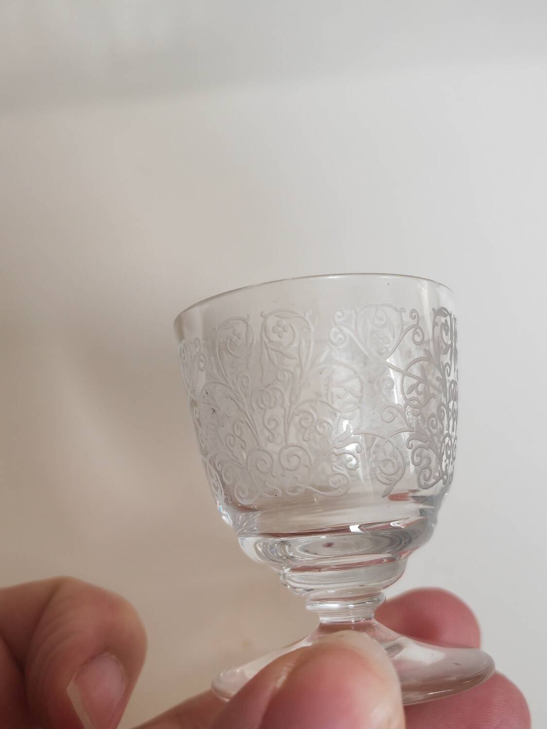 Baccarat liqueur glass