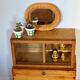 Casier vitrine en bois