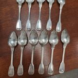 11 tablespoons Christofle silver metal