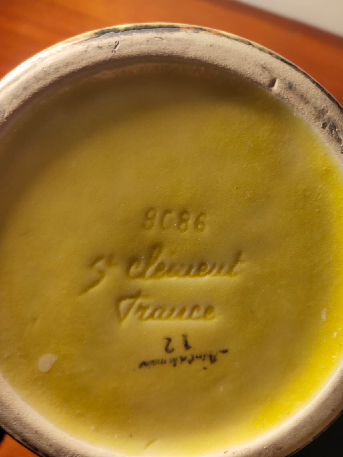 Saint Clement ceramic vase 50s