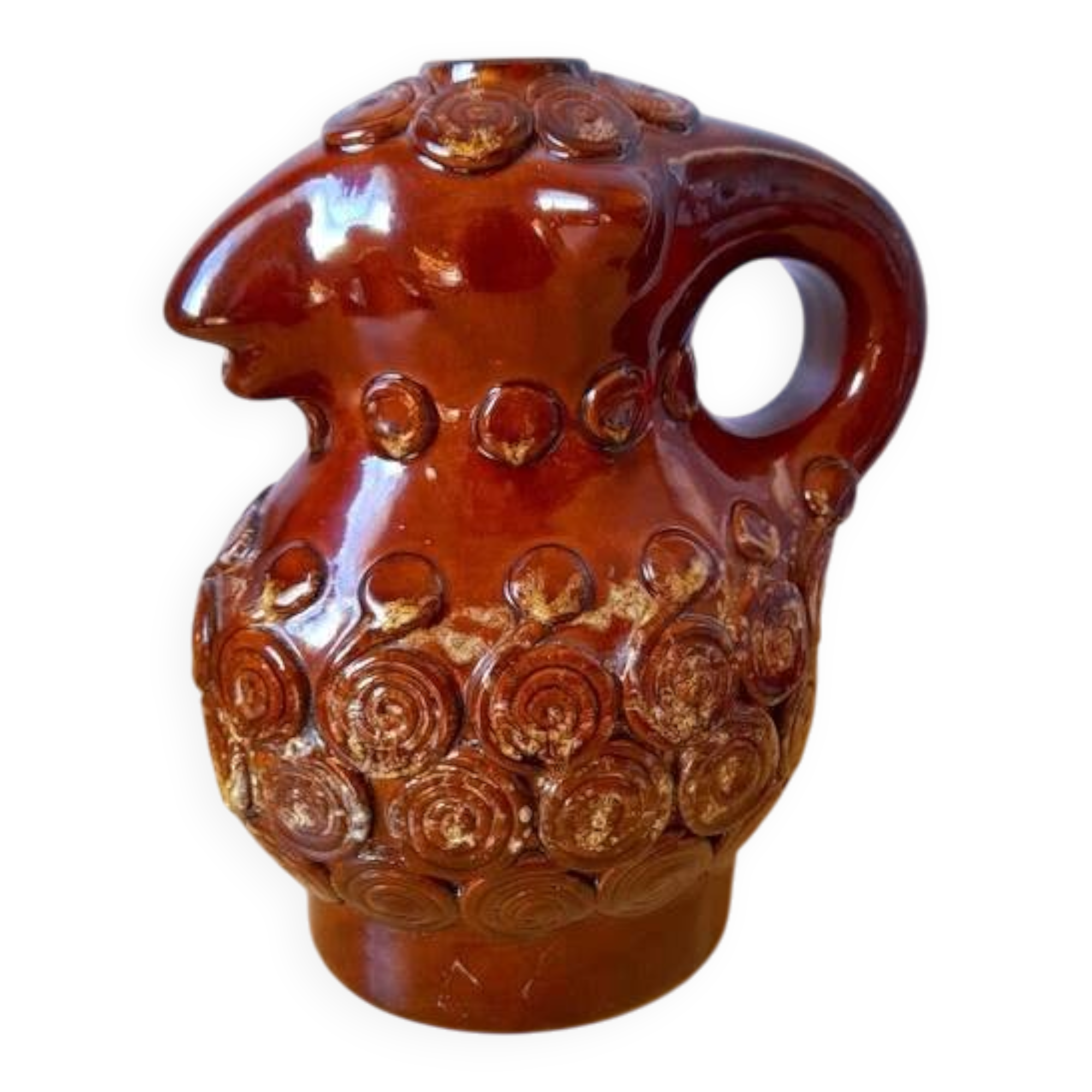 Zoomorphic Pitcher Sheep in Ceramic, 1950