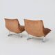 Pair of “Onda” armchairs by Giovanni Offredi for Saporiti, 1970s