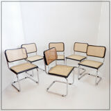 B32 Style Dining Chairs by Marcel Breuer, Set of 5+1 - Italy