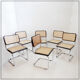 Dining chairs style B32 by Marcel Breuer, set of 5+1 - Italy