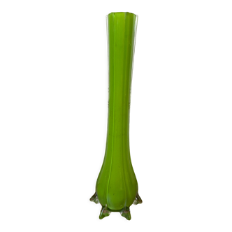 Vase vert années 50