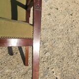 Paire de fauteuils Consulat en noyer