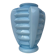 Vase Art Deco bleu pastel de style Skyscraper