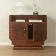 Expressive Art Deco chest of drawers with root wood veneer, Germany, 1930s