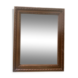 Old wooden frame mirror