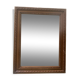 Old wooden frame mirror