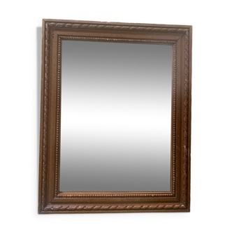 Miroir ancien cadre bois