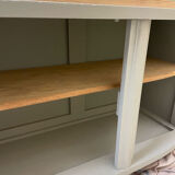 Art Deco console in oak