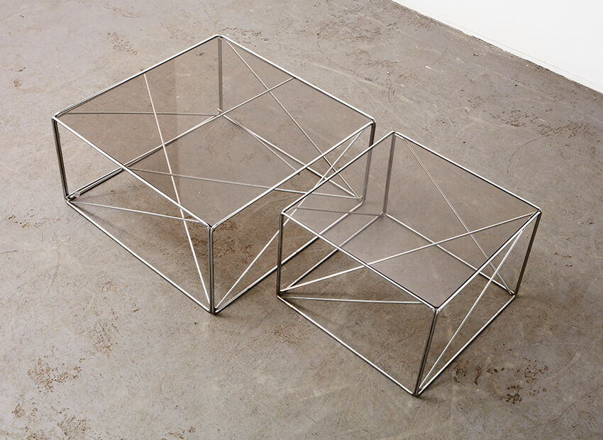 Set of isocele coffee tables france Max Sauze ca. 1970