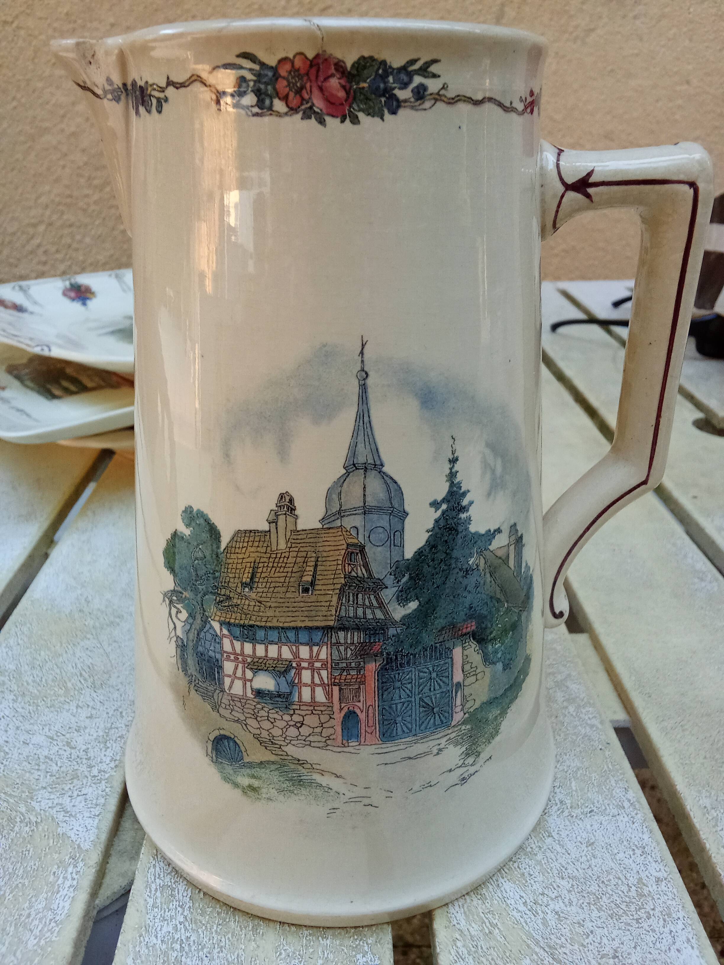 Parisian Pot Obernai Sarreguemines U&C