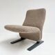 Fauteuil lounge Artifort Concorde F780 rembourré, années 1960