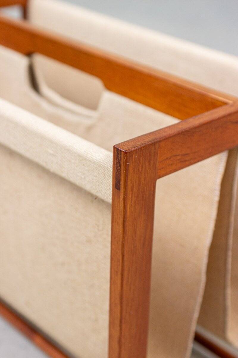 Vintage Teak Magazine Rack by Aksel Kjersgaard, 1960s