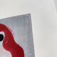 Sérigraphie et cadre bois doré vitré
