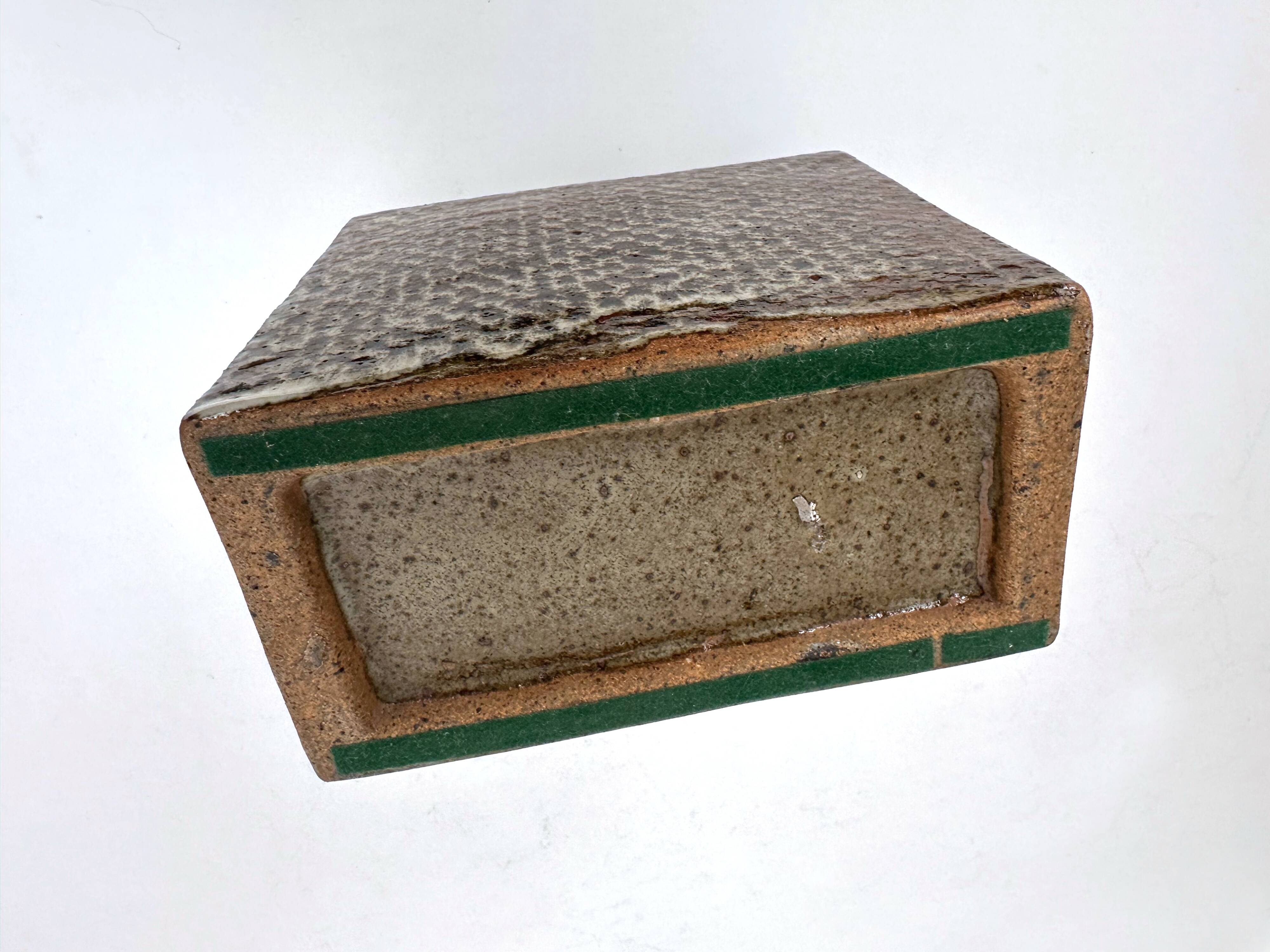 Sculptural stoneware vase in the style of Tatsuzo Shimaoka, Denmark, 1970.