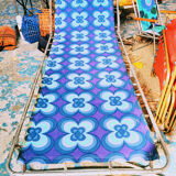 Camp bed or vintage sunbathing