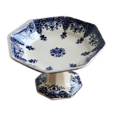 Ironstone compote Longchamp model Rouen 19th century